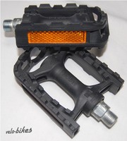 Pedalen Pedal Fahrradpedalen Union 697 Kunststoff, schwarz, universell