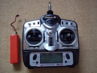 Graupner Fernbedienung mx-12, FM 40 mit Akku 8N-800 TX