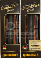 2 Continental Rennradreifen Grand Prix CLASSIC transparent 25-622 28 Zoll 25 mm 