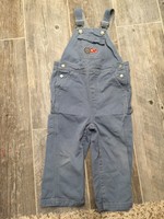 Boys 3T Gymboree Jack's Garage Set Blue/Gray Overalls