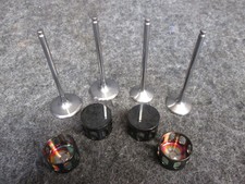 Suzuki RMZ250 2007-15 New stainless steel valve set + dlc coated buckets RM1934