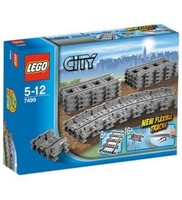 LEGO® City Eisenbahn Set 7499 Gerade und Flexible Schienen NEU & OVP