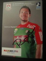 16482 Andreas Rojewski SC Magdeburg Handball original signierte Autogrammkarte