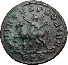PROBUS on horse 277AD Authentic Ancient Roman Coin 'PERPETVO' Rare i55316