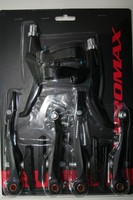 Fahrrad V-Brake Bremsen-Set Promax Bremshebel schwarz Neu