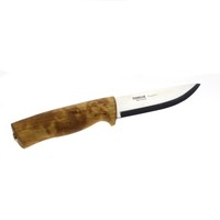 Helle Outdoormesser, Modell 75 Hunter, Dreilagenstahl, Birke Jäger Angel Messer