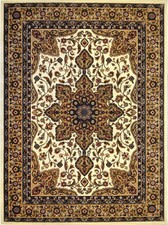 Sand Beige Oriental Carpet 4X6 Persian Area Rug 83 - Actual 3' 6" x 5' 2"