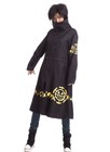 One Piece Cosplay Costume Trafalgar Law Generation Black Cloak Cool Printing