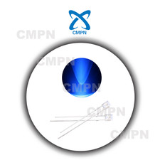 100pcs 2x3x4mm Water Clear Square Rectangle Blue LED Light Lamp Emitting Diodes