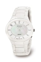 Boccia Titanium Uhr, Damenuhr, Titan, Keramik, 3216-01, NEU