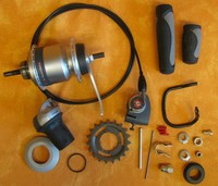 SRAM SPECTRO S7 7-Gang Nabenschaltung, Rücktrittbremse mit Zubehör ++NEU