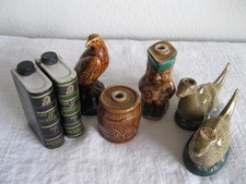 Beneagles Seven Mini Decanters: Nessie Eagle Cask Mead Toby Spirit of Scotland