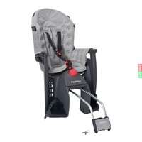 Hamax Kindersitz Siesta Premium Befestigung Rahmenrohr grau Fahrrad