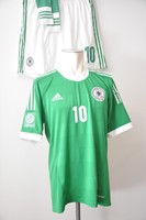 2012 DFB Deutschland away Trikot + Hose Set Gr. XL Adidas EM #10 Podolski Grün