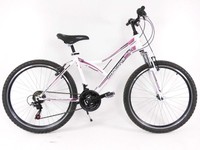26 Zoll Mountainbike Kinderfahrrad MTB Kinderrad 18Gang  4442607weiß-magenta Neu