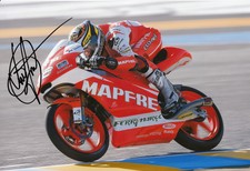 Juanfran Guevara Hand Signed Mapfre Aspar Kalex Ktm 12x8 Moto3 Photo 2014.