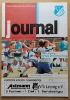 VfB LEIPZIG vs SpVgg UNTERHACHING * Programmheft 2. Bundesliga * Saison 1992 /93