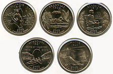2003 State Quarters Coin Set - Al Ar Il Mo Me - Philadelphia Mint - Kz600