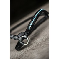 Nasenriemen von Nordic Horse mit blauen Opaken  Isländer Islandpferdetrense