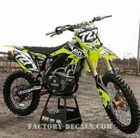 Suzuki Fluo Seven RMZ RM 125 250 450 Graphics Decals any year 1990-present