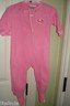 NFL 49 SF BABY PINK FLEECE SLEEPWEAR ZIPPERED FRONT SIZE 3-6 M
