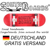 Komplett Holz Fingerskateboard RT/WS/SWZ  SOUTHBOARDS® Handmade Wood Fingerboard