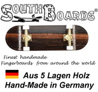 Komplett Holz Fingerskateboard OAK/GO/WS SOUTHBOARDS® Handmade Wood Fingerboard