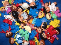 LEGO DUPLO 5 X KINDER Figuren Männchen MÄDCHEN und JUNGS gemischt KIND TOLL