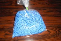 1000 Dartspitzen blau kleines Gewinde