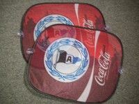 Arminia Bielefeld Coca Cola 2er Set Sonnenblenden Sammler 2 Stück Neu + OVP