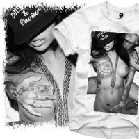 E1SYNDICATE T SHIRT COCAINE PIN UP KOKAIN SUPREME LAST KINGS PORNO MMG S/M/L/X