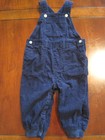 Gymboree Boys Navy Blue Corduroy Overalls 12-18 months EUC