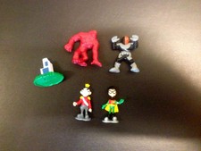 Teen Titans mini figure lot, Slade, Robin, Puppet manster, loose Bandai figures