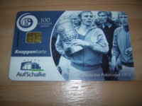 FC Schalke 04 Knappenkarte Deutscher Pokalsieger 1972