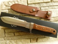 PUMA Messer TEC Jacaranda Outdoormesser Jagdmesser Huntingknife mit Lederscheide