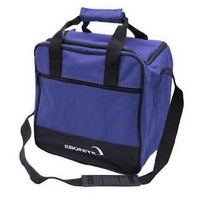 Bowlingball Tasche Ebonite basic dunkelblau | Platz für Bowlingschuhe & Zubehör