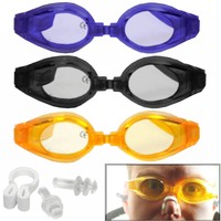 Schwimmbrille Taucherbrille Nasenklammer Ohrstöpsel Schwimmen Badespaß tauchen