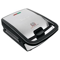 Tefal SW852D, Belgisches Waffeleisen Edelstahl/schwarz