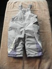 OSH KOSH SNOW PANTS BIB OVERALLS PURPLE GIRLS SIZE 12 MONTHS