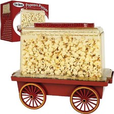 New Chef Buddy Popcorn Popper Maker Machine Vintage Carnival Cart Non Stick