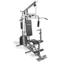 XL Kraftstation Hantelbank Latzugturm mit Gewicht Trainingsbank Fitnessstation