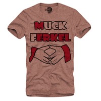 E1Syndicate "MUCK FERKEL" T-Shirt EU Nato Fuck Angela Merkel A322