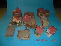 Faller H0 Konvolut 10 Häuser aus den 60´er/70´er Jahren