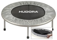 Hudora Trampolin 96 cm Ø faltbar 65136 silber/grau