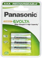 NiMH-Akku 1x4 Panasonic Akku NiMH Micro AAA 750 mAh Rechargeable Evolta