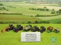 Wiking Siku etc H0 Fahrzeug Konvolut 4x Traktor 3x Anhänger (CS) F0780