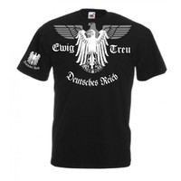  T Shirt, Deutschland, Reichsadler, Hooligans, Deutsches Reich, Wehrmacht