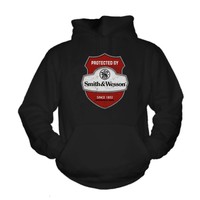 Smith and wesson Logo vintage Hoodie Militär gun Firearms bundeswehr S-XXL