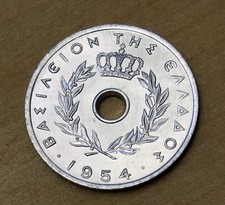 1954 Greece 5 Lepta Unc.