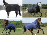 Bucas Irish Turnout Light und High Neck Halsteil wählbar Weidedecke Regendecke